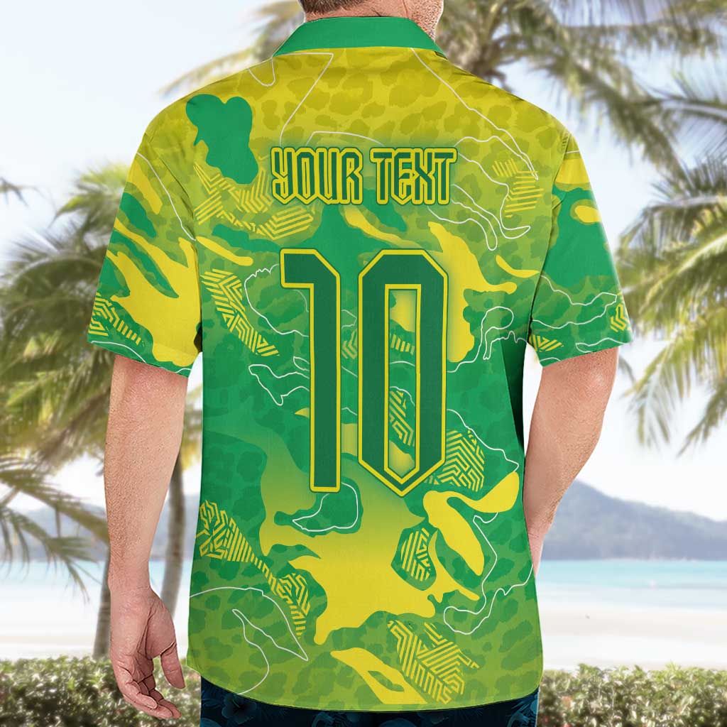 Custom Brazil National Football Hawaiian Shirt South American Wild Nature Sporty Style - Wonder Print Shop