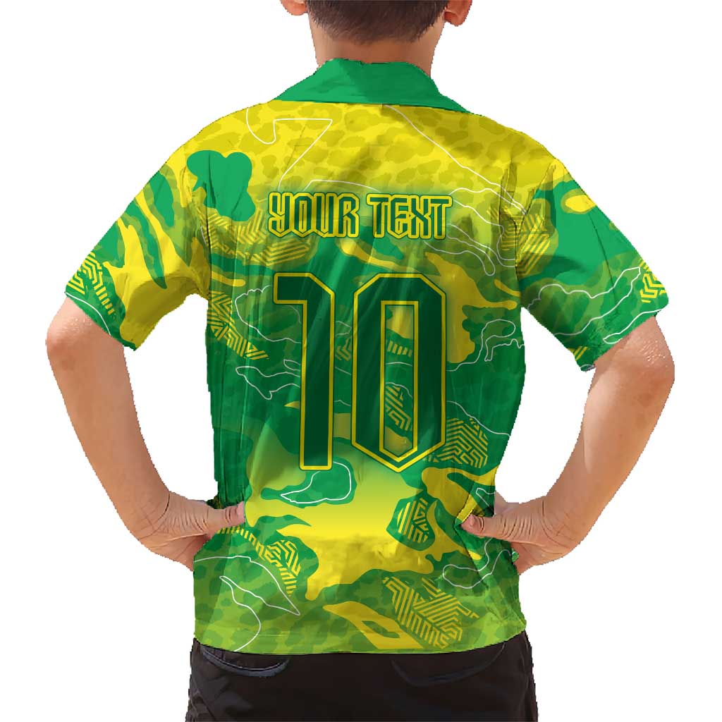 Custom Brazil National Football Hawaiian Shirt South American Wild Nature Sporty Style - Wonder Print Shop