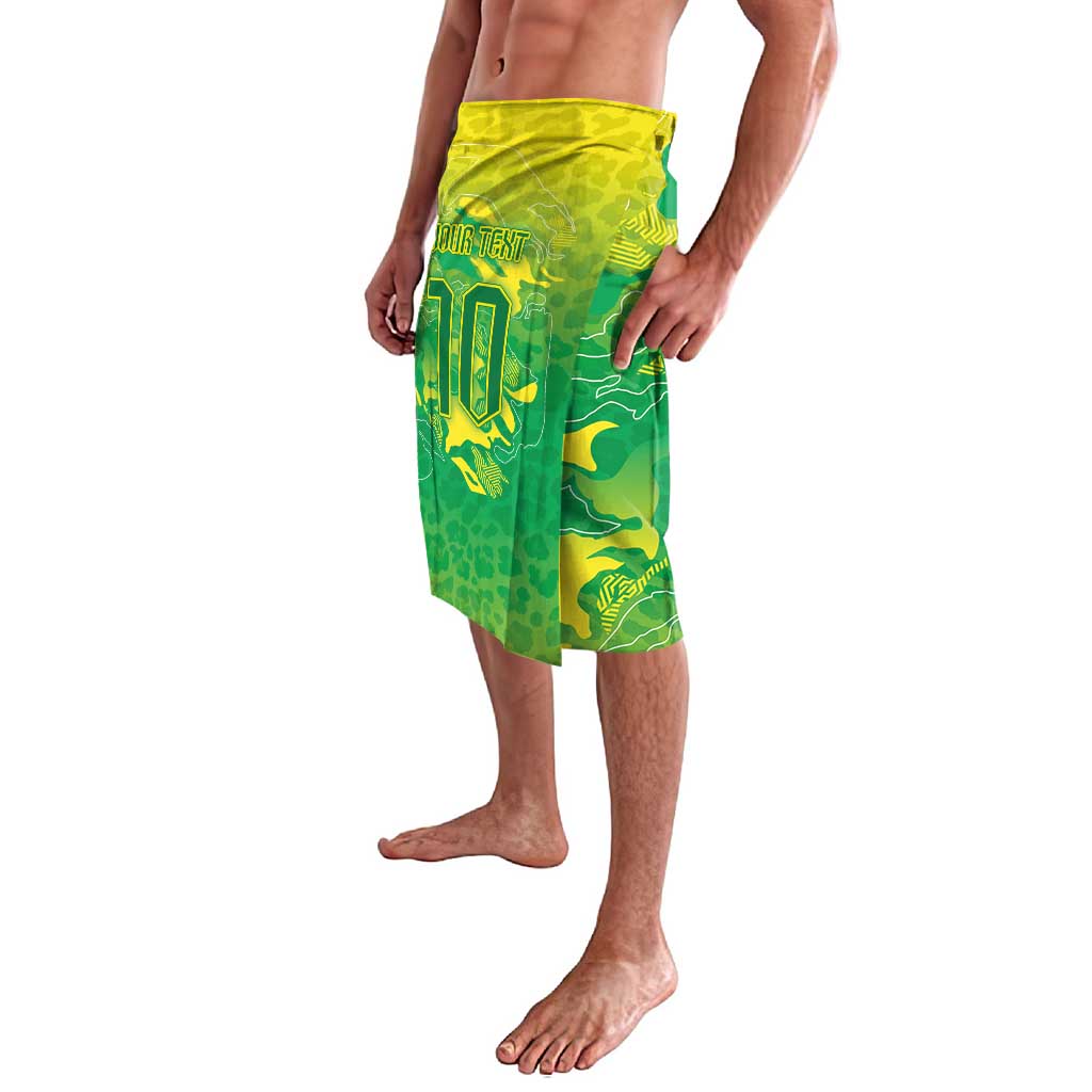 Custom Brazil National Football Lavalava South American Wild Nature Sporty Style - Wonder Print Shop