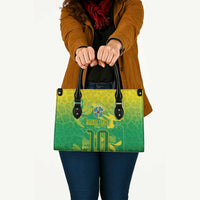 Custom Brazil National Football Leather Bag South American Wild Nature Sporty Style - Wonder Print Shop