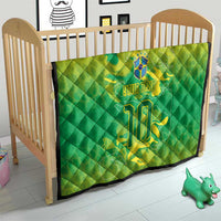 Custom Brazil National Football Quilt South American Wild Nature Sporty Style - Wonder Print Shop