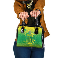 Custom Brazil National Football Shoulder Handbag South American Wild Nature Sporty Style - Wonder Print Shop