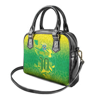 Custom Brazil National Football Shoulder Handbag South American Wild Nature Sporty Style - Wonder Print Shop