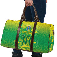 Custom Brazil National Football Travel Bag South American Wild Nature Sporty Style - Wonder Print Shop
