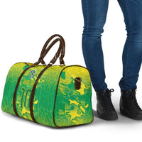 Custom Brazil National Football Travel Bag South American Wild Nature Sporty Style - Wonder Print Shop