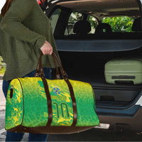 Custom Brazil National Football Travel Bag South American Wild Nature Sporty Style - Wonder Print Shop
