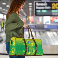 Custom Brazil National Football Travel Bag South American Wild Nature Sporty Style - Wonder Print Shop