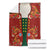 Norwegian Male Bunad Blanket with Rosemaling Folk Art Red Color - Wonder Print Shop