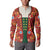 Norwegian Male Bunad Button Sweatshirt with Rosemaling Folk Art Red Color - Wonder Print Shop