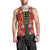 Norwegian Male Bunad Men Tank Top with Rosemaling Folk Art Red Color - Wonder Print Shop