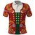 Norwegian Male Bunad Polo Shirt with Rosemaling Folk Art Red Color - Wonder Print Shop