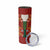 Norwegian Male Bunad Skinny Tumbler with Rosemaling Folk Art Red Color - Wonder Print Shop