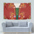 Norwegian Male Bunad Tapestry with Rosemaling Folk Art Red Color - Wonder Print Shop