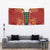 Norwegian Male Bunad Tapestry with Rosemaling Folk Art Red Color - Wonder Print Shop