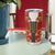 Norwegian Male Bunad Tumbler Cup with Rosemaling Folk Art Red Color - Wonder Print Shop