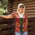 Norwegian Male Bunad Women Polo Shirt with Rosemaling Folk Art Red Color - Wonder Print Shop