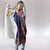 Norwegian Male Bunad Hooded Blanket with Rosemaling Folk Art Navy Color - Wonder Print Shop