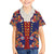 Norwegian Male Bunad Kid Hawaiian Shirt with Rosemaling Folk Art Navy Color - Wonder Print Shop