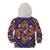 Norwegian Male Bunad Kid Hoodie with Rosemaling Folk Art Navy Color - Wonder Print Shop