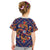 Norwegian Male Bunad Kid T Shirt with Rosemaling Folk Art Navy Color - Wonder Print Shop
