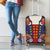 Norwegian Male Bunad Luggage Cover with Rosemaling Folk Art Navy Color - Wonder Print Shop