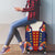 Norwegian Male Bunad Luggage Cover with Rosemaling Folk Art Navy Color - Wonder Print Shop