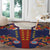 Norwegian Male Bunad Round Carpet with Rosemaling Folk Art Navy Color - Wonder Print Shop
