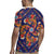 Norwegian Male Bunad Rugby Jersey with Rosemaling Folk Art Navy Color - Wonder Print Shop