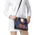 Norwegian Male Bunad Shoulder Handbag with Rosemaling Folk Art Navy Color - Wonder Print Shop