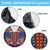 Norwegian Male Bunad Spare Tire Cover with Rosemaling Folk Art Navy Color - Wonder Print Shop