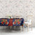 Norwegian Male Bunad Tablecloth with Rosemaling Folk Art Navy Color - Wonder Print Shop