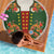 Norwegian Male Bunad Beach Blanket with Rosemaling Folk Art Green Color - Wonder Print Shop