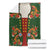 Norwegian Male Bunad Blanket with Rosemaling Folk Art Green Color - Wonder Print Shop