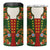 Norwegian Male Bunad 4 in 1 Can Cooler Tumbler with Rosemaling Folk Art Green Color - Wonder Print Shop