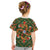 Norwegian Male Bunad Kid T Shirt with Rosemaling Folk Art Green Color - Wonder Print Shop