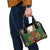 Norwegian Male Bunad Shoulder Handbag with Rosemaling Folk Art Green Color - Wonder Print Shop