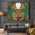 Norwegian Male Bunad Tapestry with Rosemaling Folk Art Green Color - Wonder Print Shop