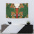 Norwegian Male Bunad Tapestry with Rosemaling Folk Art Green Color - Wonder Print Shop