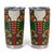 Norwegian Male Bunad Tumbler Cup with Rosemaling Folk Art Green Color - Wonder Print Shop