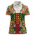 Norwegian Male Bunad Women Polo Shirt with Rosemaling Folk Art Green Color - Wonder Print Shop