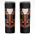 Norwegian Male Bunad Skinny Tumbler with Rosemaling Folk Art Black Color - Wonder Print Shop