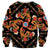 Norwegian Male Bunad Sweatshirt with Rosemaling Folk Art Black Color - Wonder Print Shop