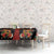 Norwegian Male Bunad Tablecloth with Rosemaling Folk Art Black Color - Wonder Print Shop