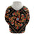 Norwegian Male Bunad Zip Hoodie with Rosemaling Folk Art Black Color - Wonder Print Shop