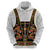 Norwegian Female Bunad Hoodie with Rosemaling Folk Art Black Color - Wonder Print Shop