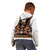 Norwegian Female Bunad Kid Hoodie with Rosemaling Folk Art Black Color - Wonder Print Shop