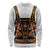 Norwegian Female Bunad Long Sleeve Shirt with Rosemaling Folk Art Black Color - Wonder Print Shop
