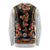 Norwegian Female Bunad Long Sleeve Shirt with Rosemaling Folk Art Black Color - Wonder Print Shop