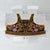 Norwegian Female Bunad Tablecloth with Rosemaling Folk Art Black Color - Wonder Print Shop