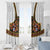Norwegian Female Bunad Window Curtain with Rosemaling Folk Art Black Color - Wonder Print Shop